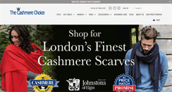 Desktop Screenshot of cashmerechoice.co.uk